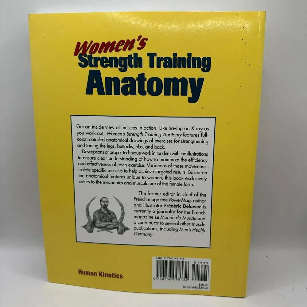 Women's Strength Training Anatomy Frederic Delavier Paperback